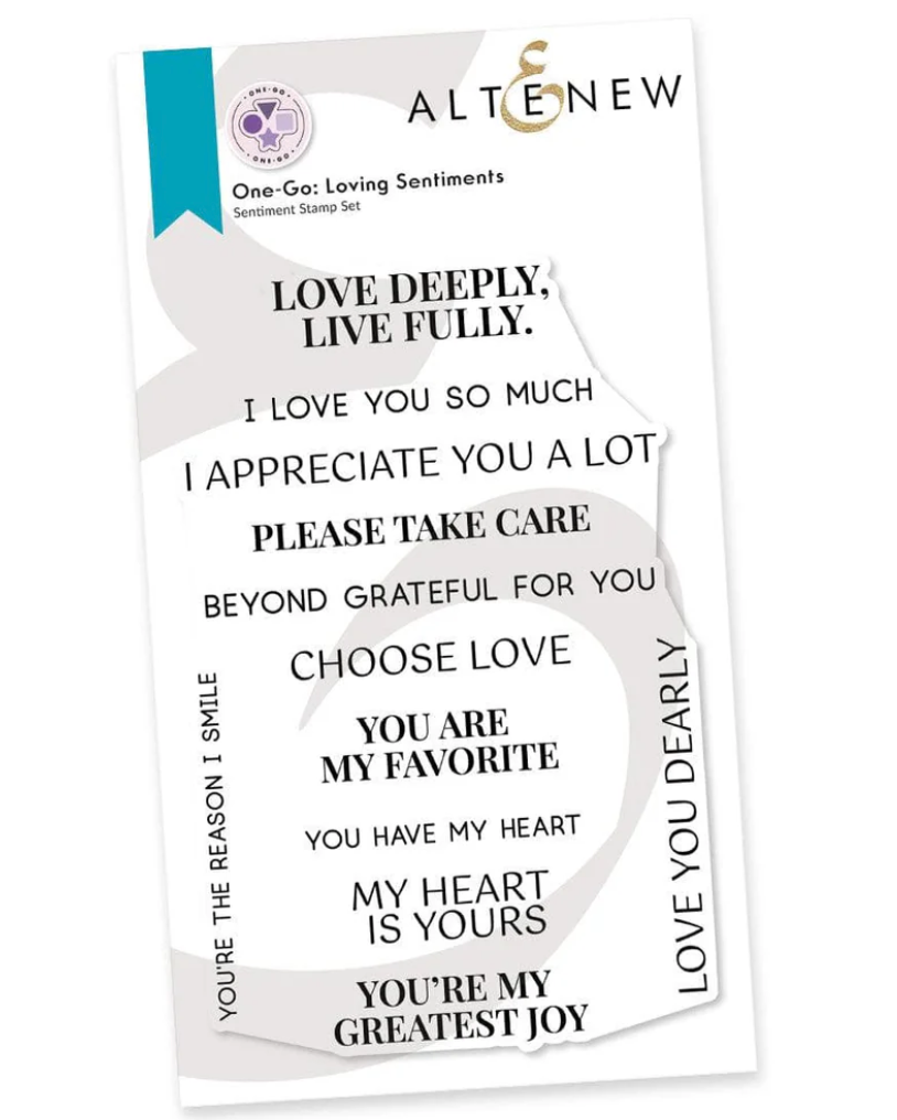 Loving Sentiments - One-Go Stamp Set
