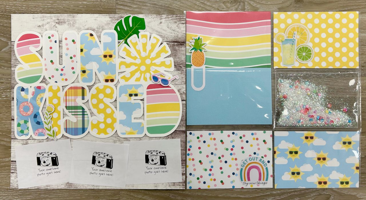 Sun Kissed - Make &amp; Take Layout Kit