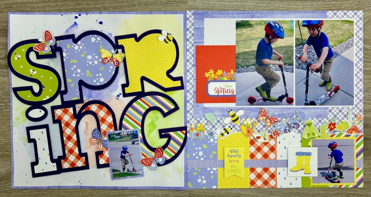 Spring - Make &amp; Take Layout Kit