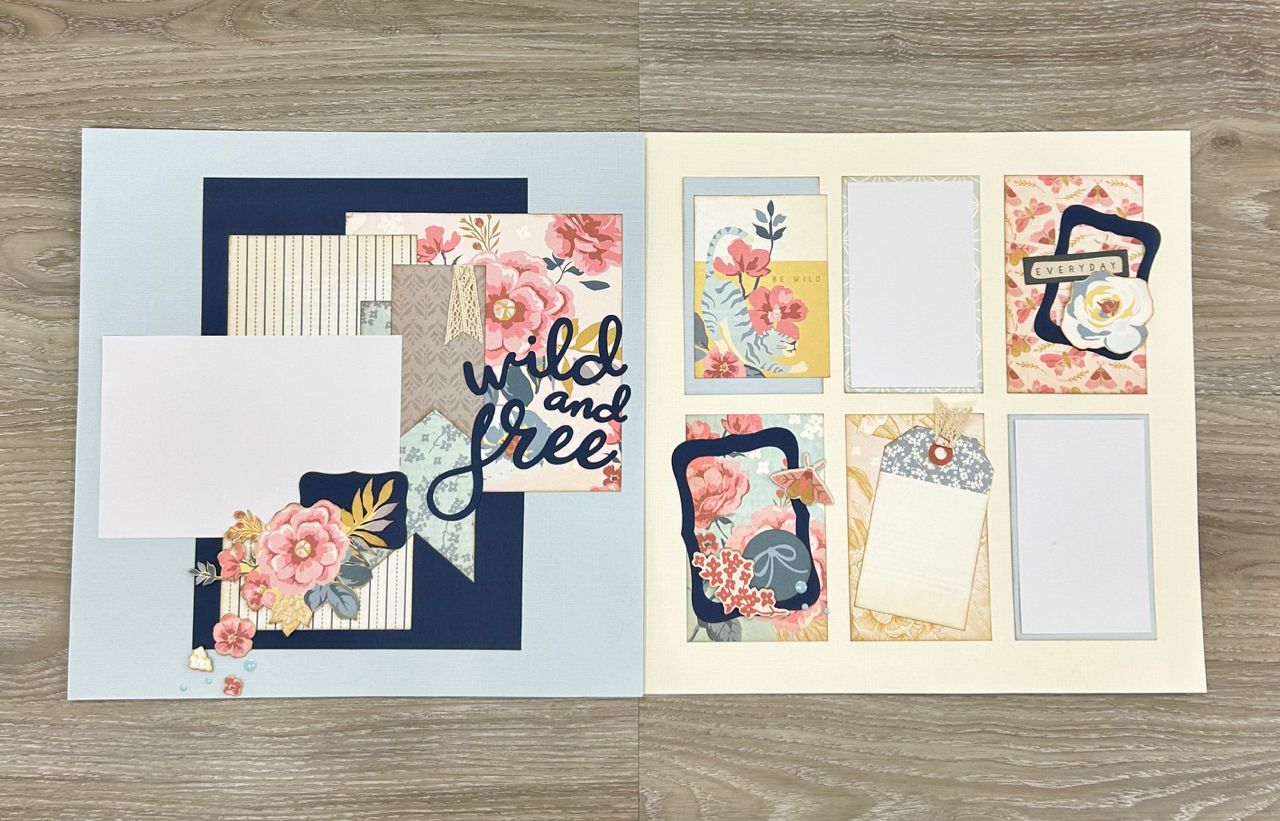 Wild and Free - Make &amp; Take Layout Kit