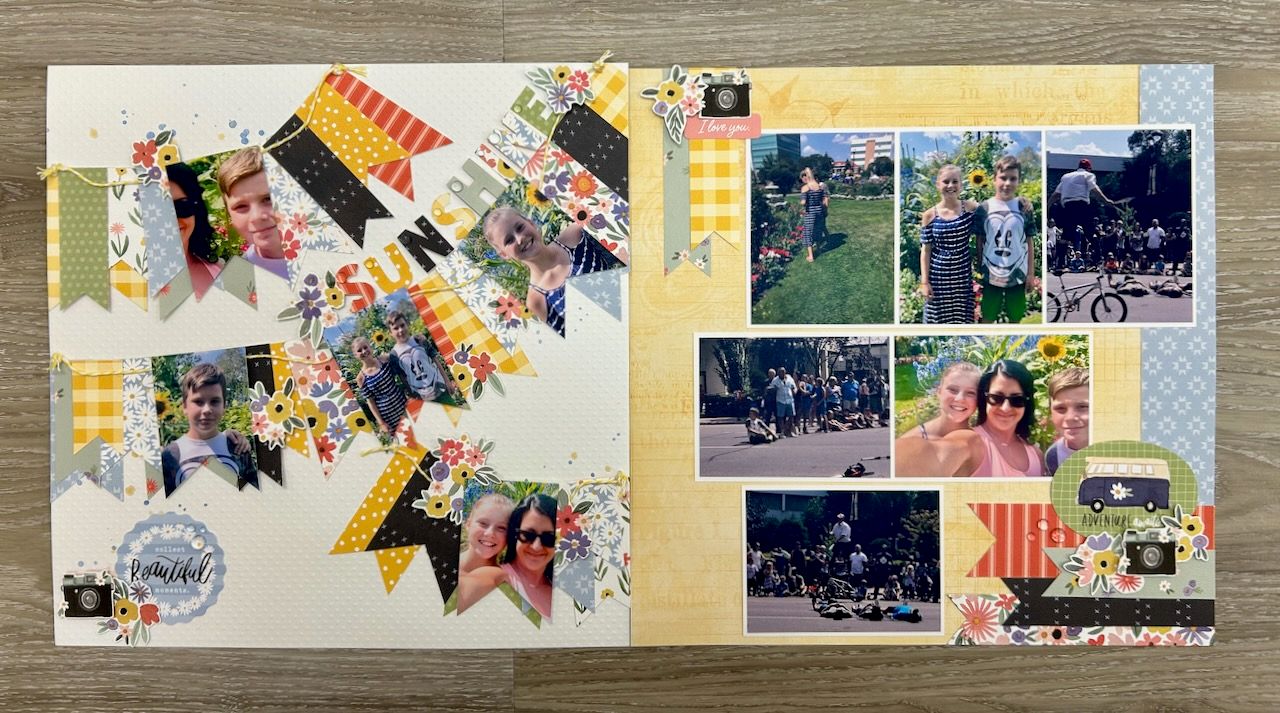 Sunshine - Make &amp; Take Layout Kit