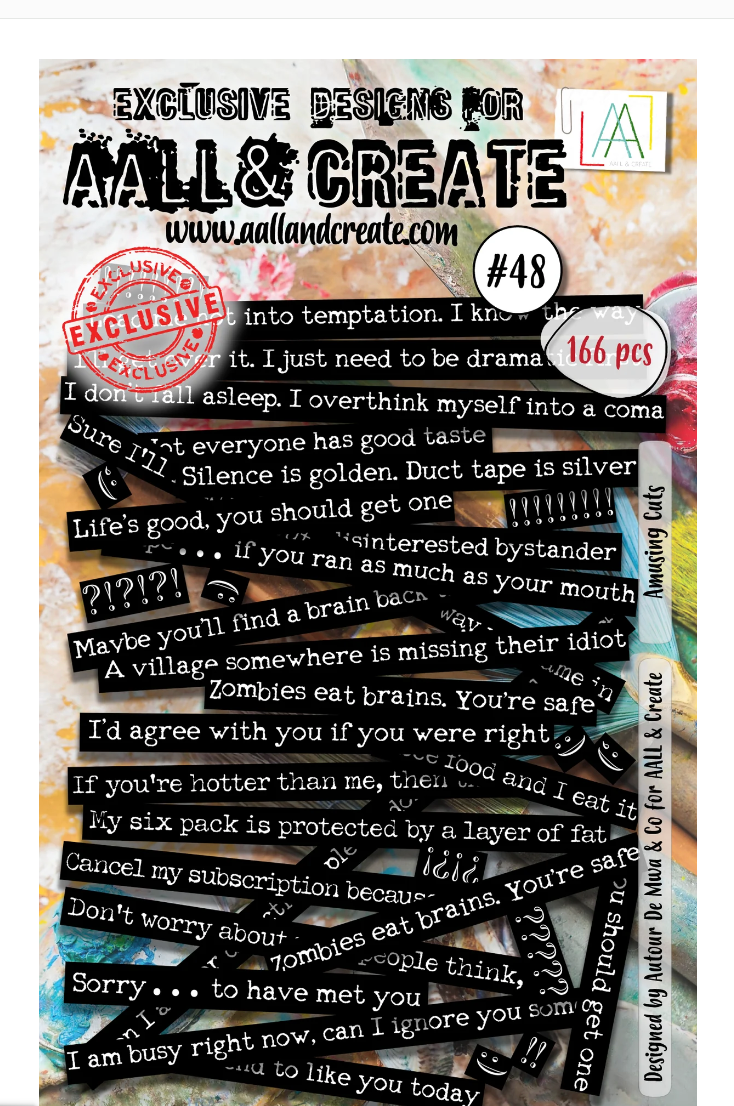 Amusing Cuts - #48 - Ephemera Die Cuts