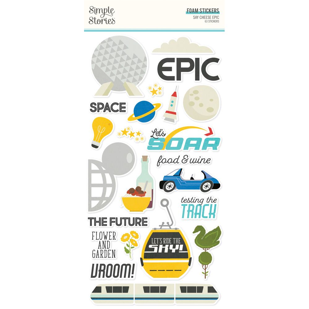 Foam Stickers - Say Cheese Epic Collection