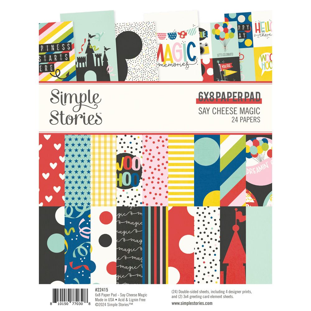 6x8 Paper Pad - Say Cheese Magic Collection