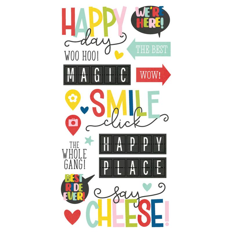 Foam Stickers - Say Cheese Magic Collection