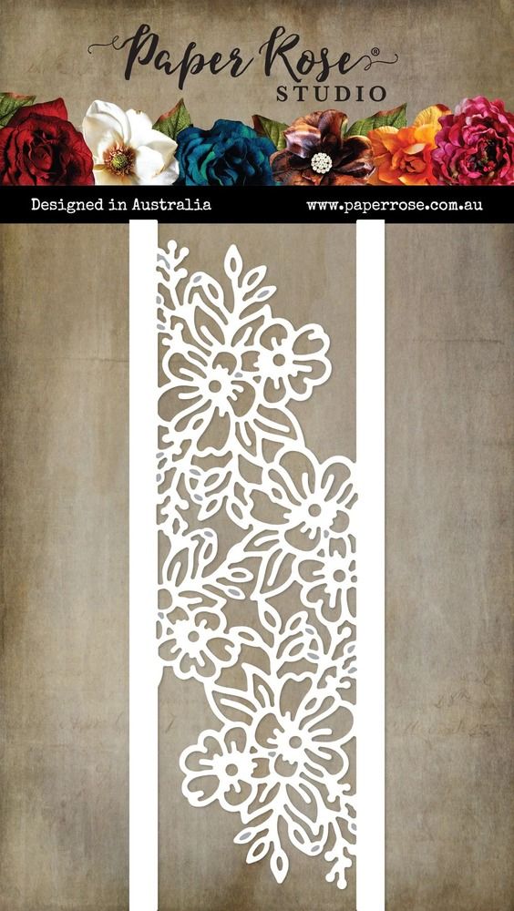 Wedding Blooms Border - Die