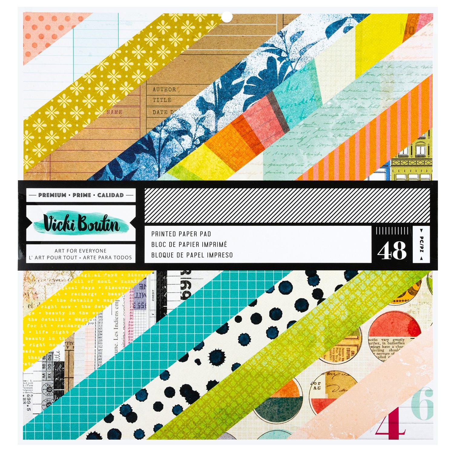 12x12 Paper Pad - Mixed Media Collection