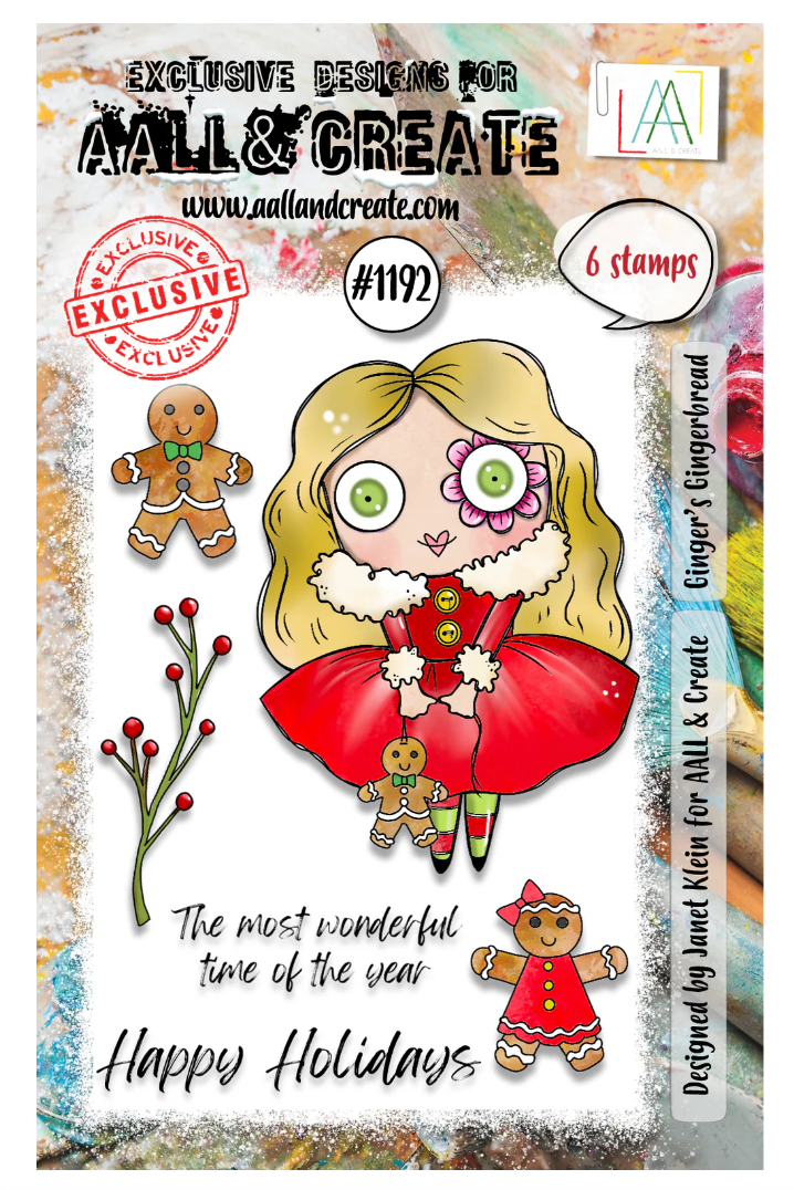 Ginger&#39;s Gingerbread - #1192 - Stamp Set