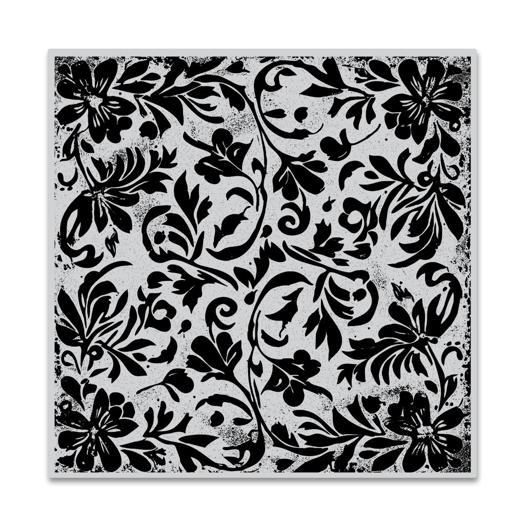 Abstract Poinsettia - Bold Prints - Stamp