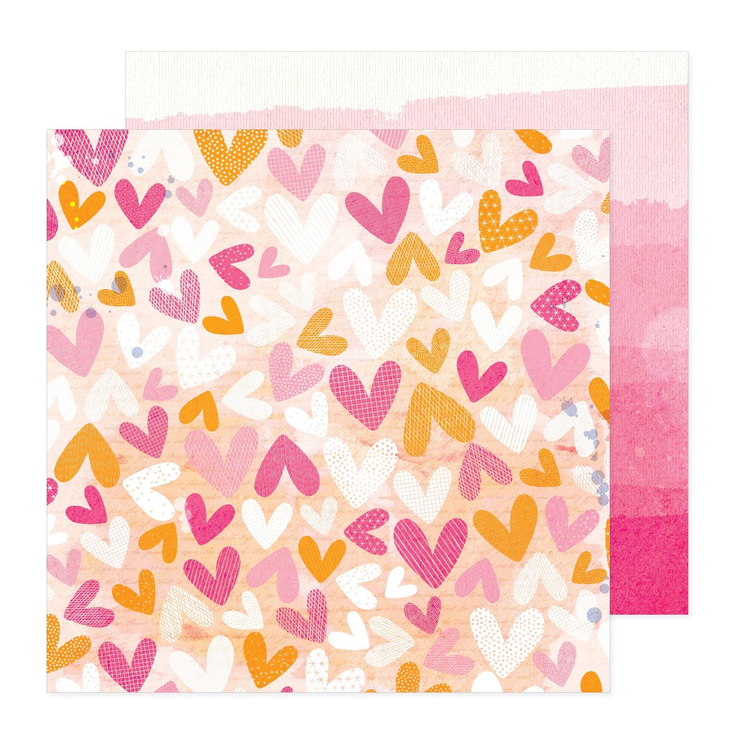 12x12 Double-Sided Paper - Take Heart - Bold And Bright Collection
