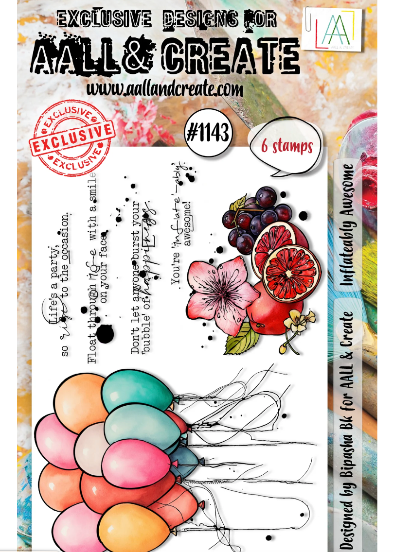 Inflateably Awesome - #1143 - Stamp Set