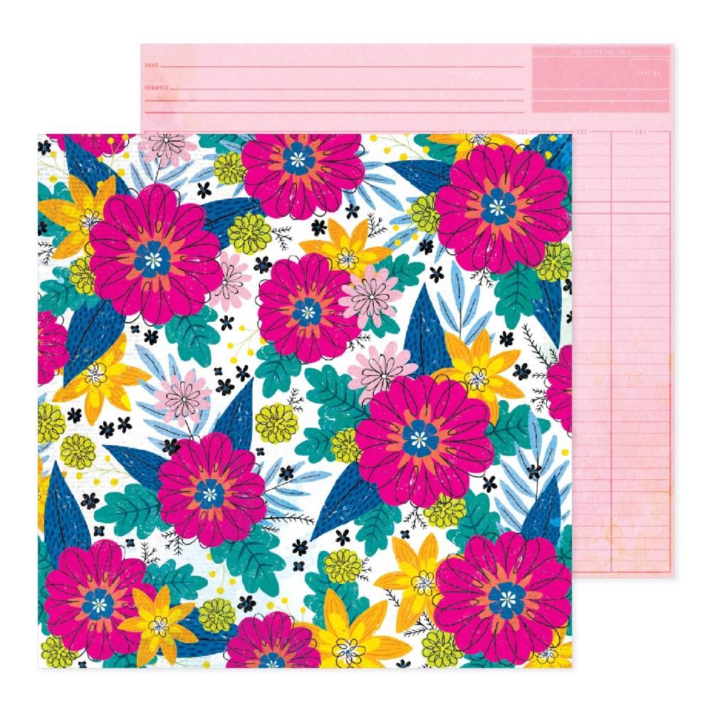 12x12 Double-Sided Paper - Bunches of Fun - Bold And Bright Collection