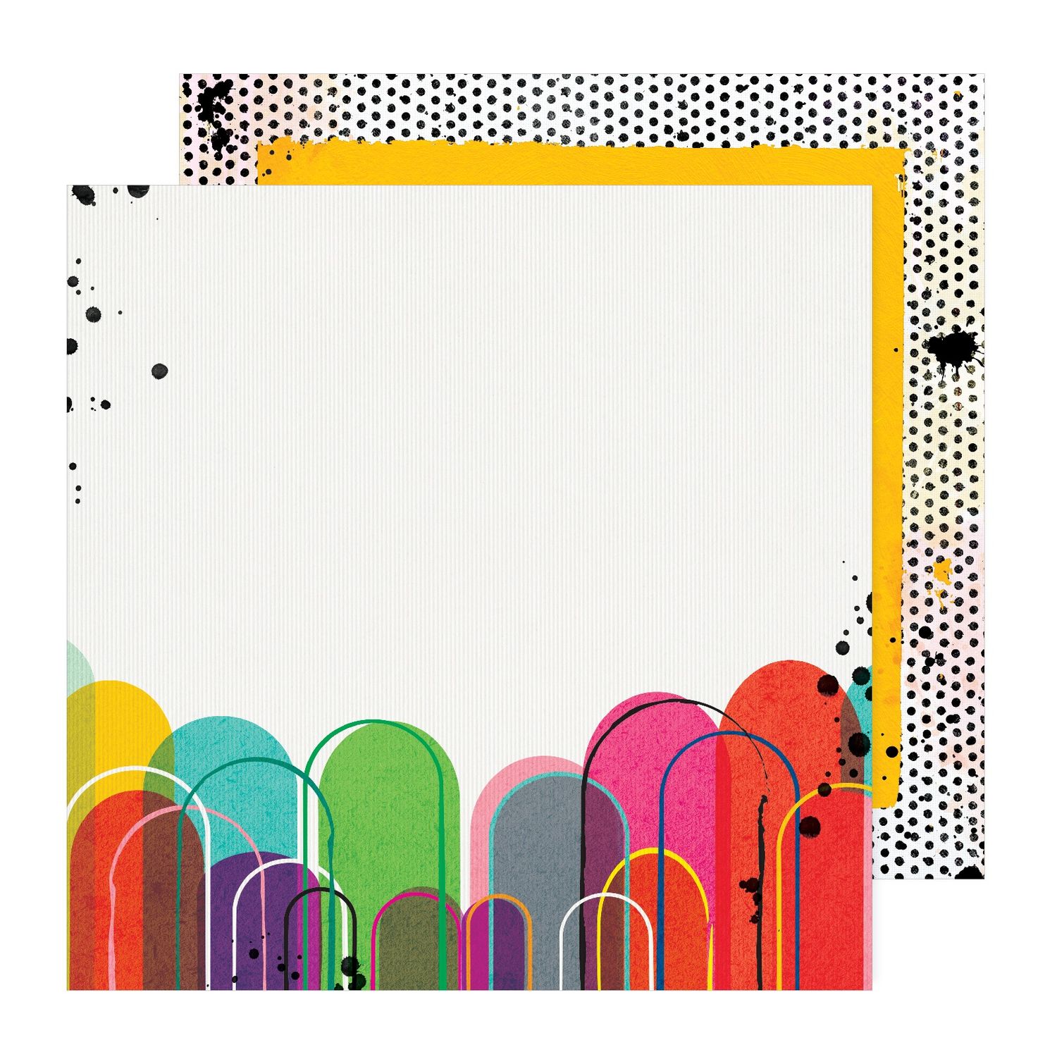 12x12 Double-Sided Paper - Prism - Bold And Bright Collection