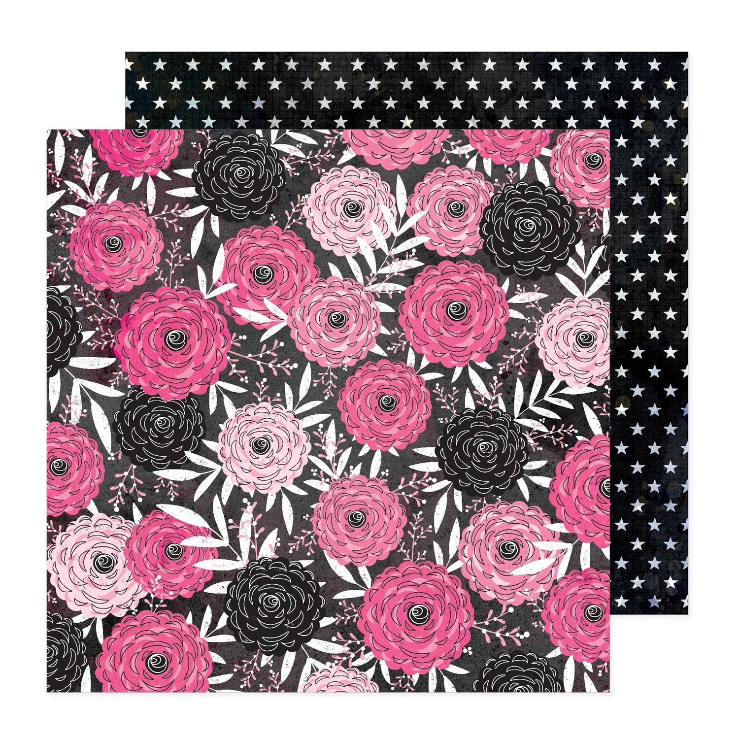 12x12 Double-Sided Paper - Full Bloom - Bold And Bright Collection