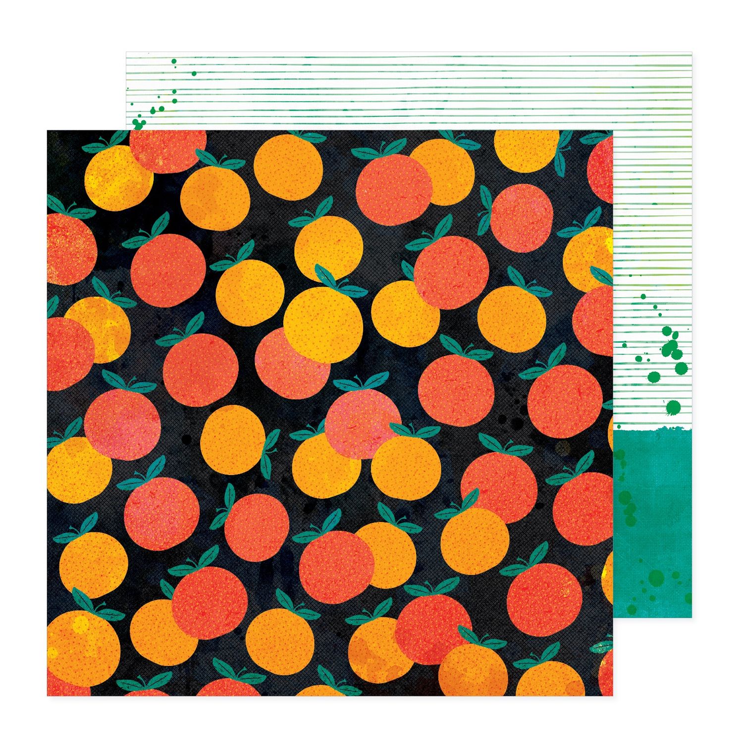 12x12 Double-Sided Paper - Juicy Scoop - Bold And Bright Collection