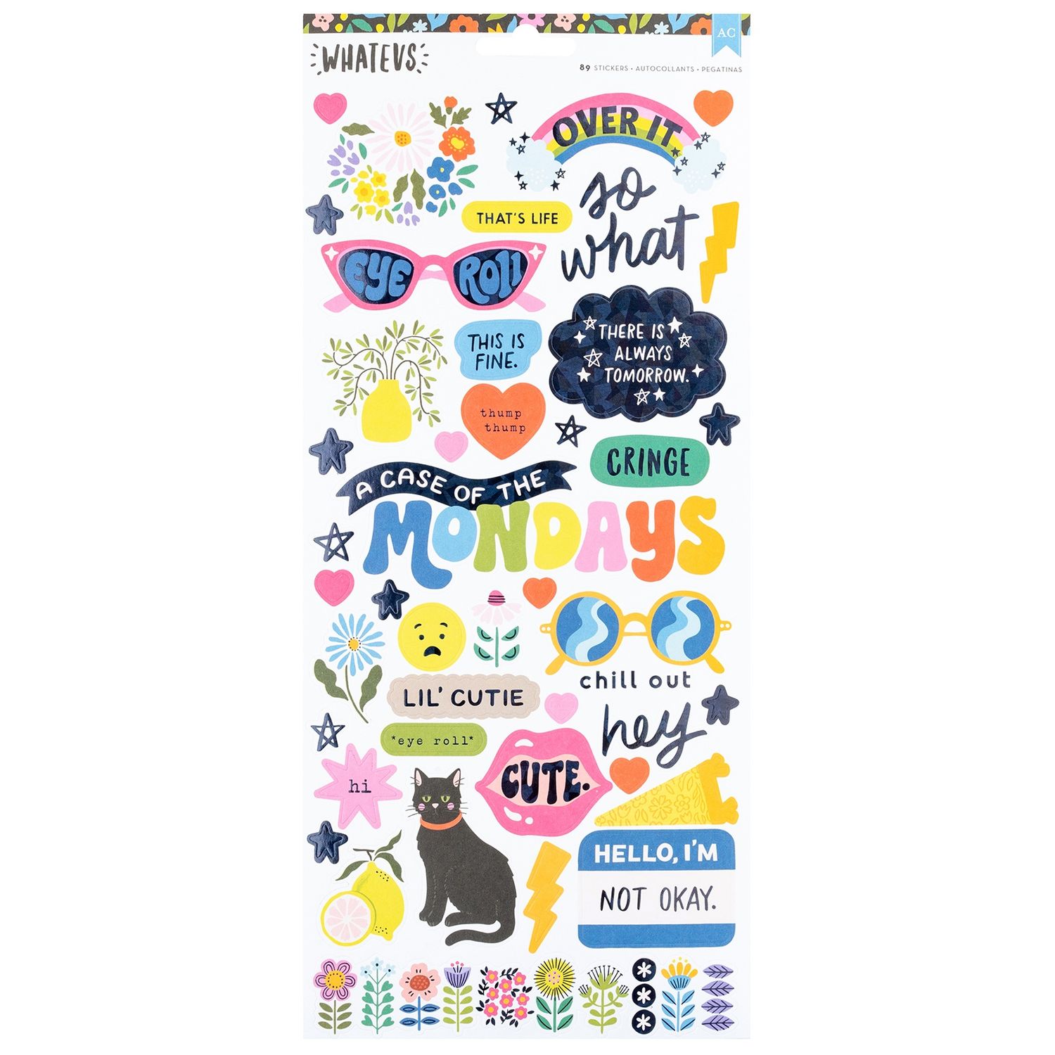 Cardstock Stickers - Whatevs Collection