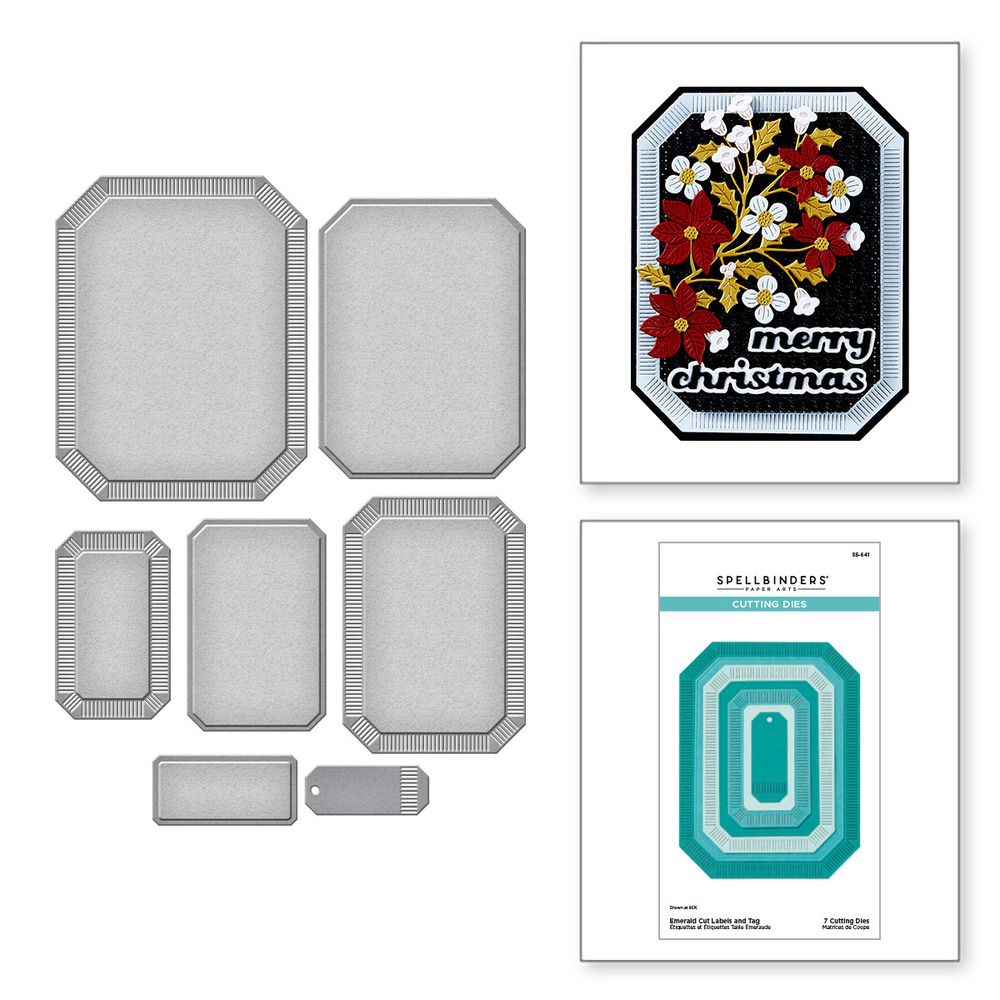Emerald Cut Labels and Tag - Die Set