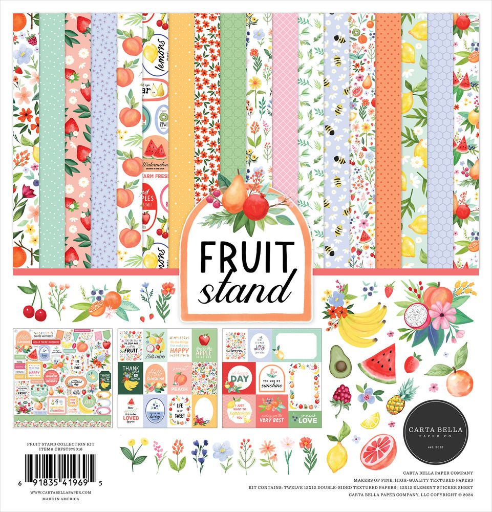 12x12 Collection Kit - Fruit Stand Collection