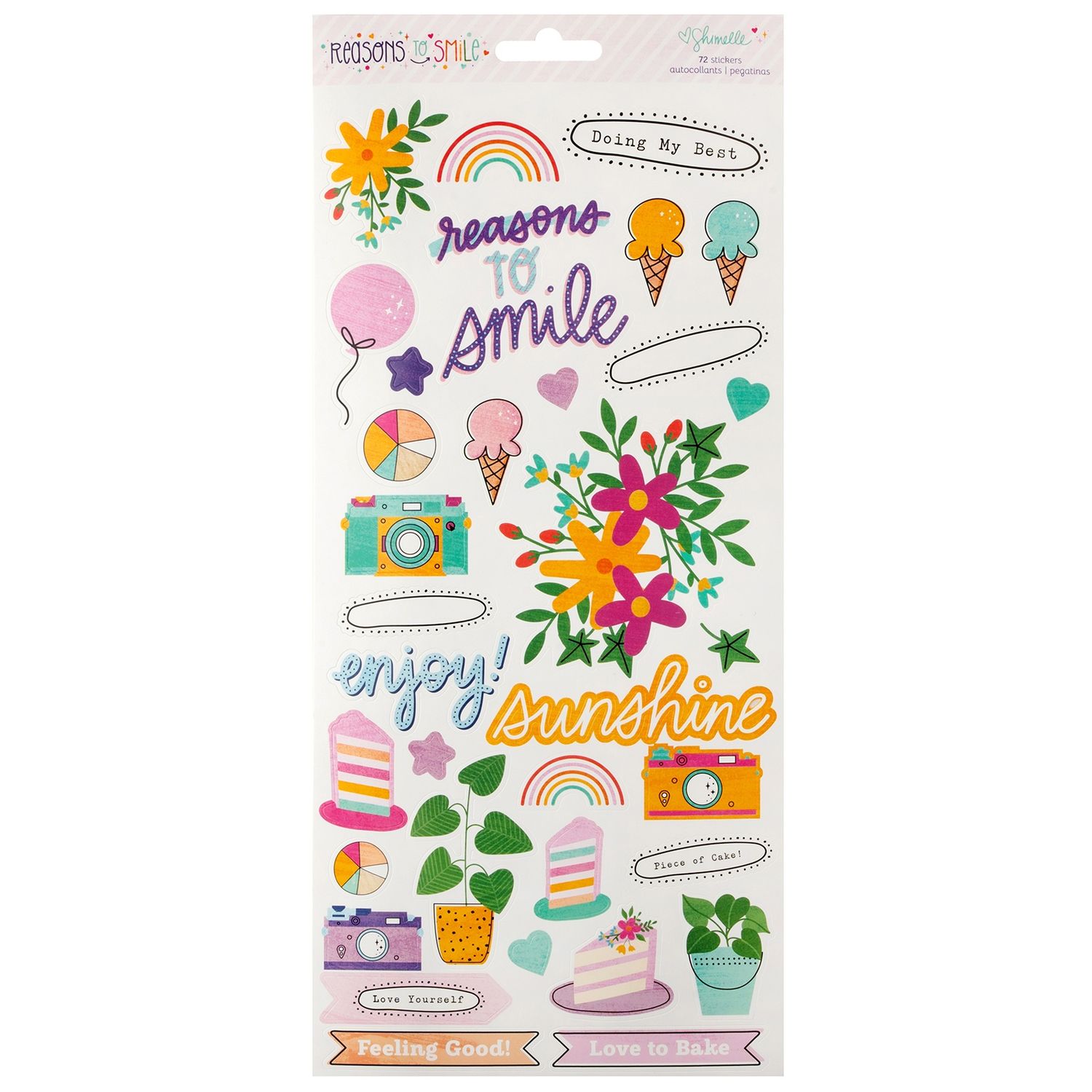 Cardstock Stickers - Reasons To Smile Collection