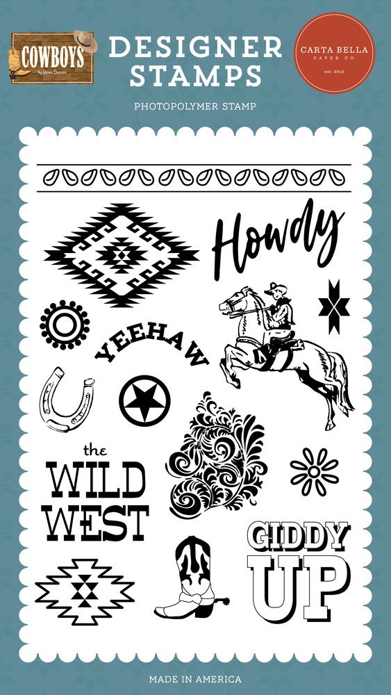 Yeehaw - Stamp Set - Cowboys Collection