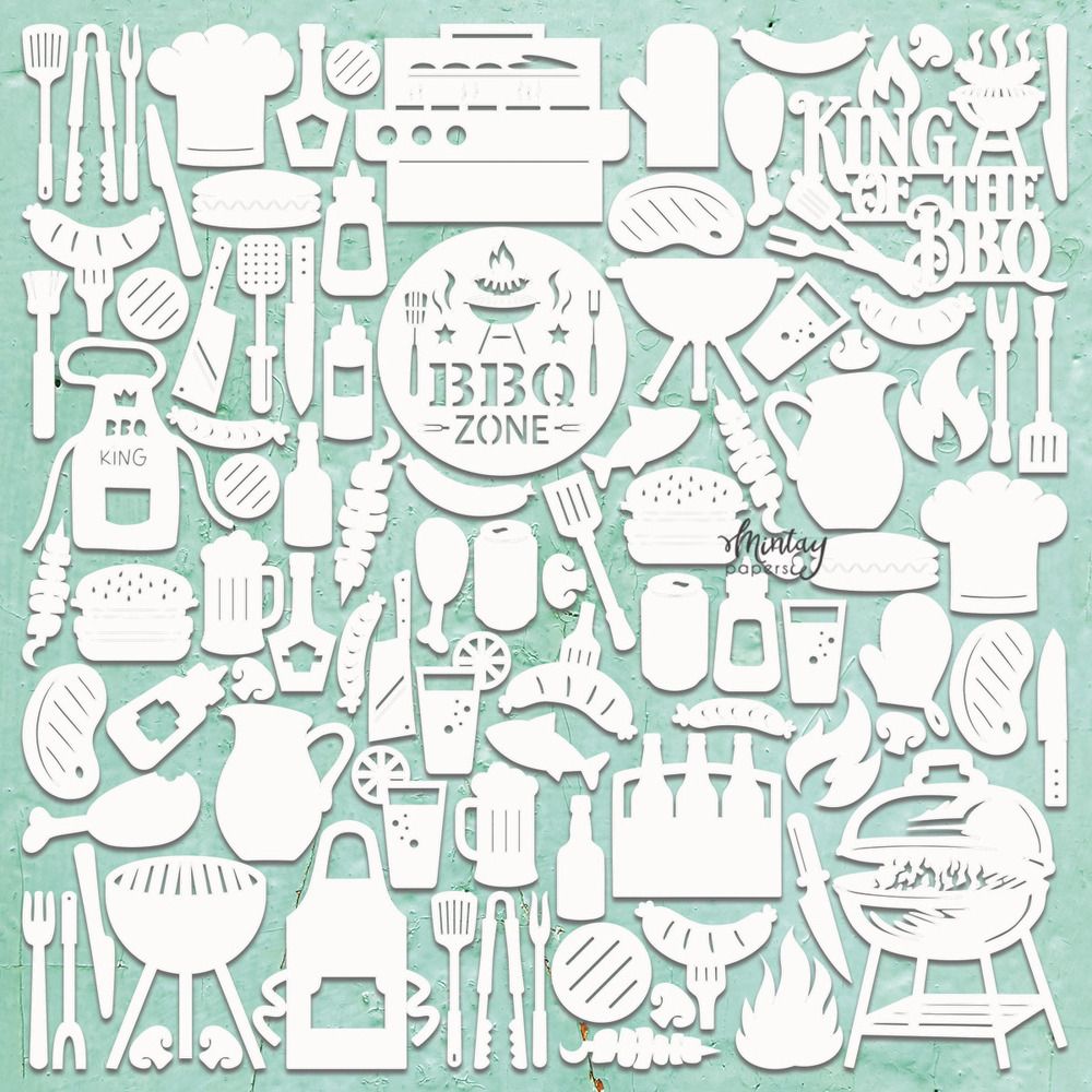 BBQ - Chippies Chipboard