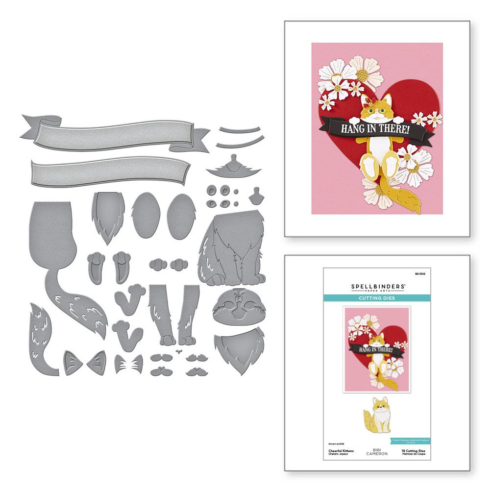 Cheerful Kittens - Die Set