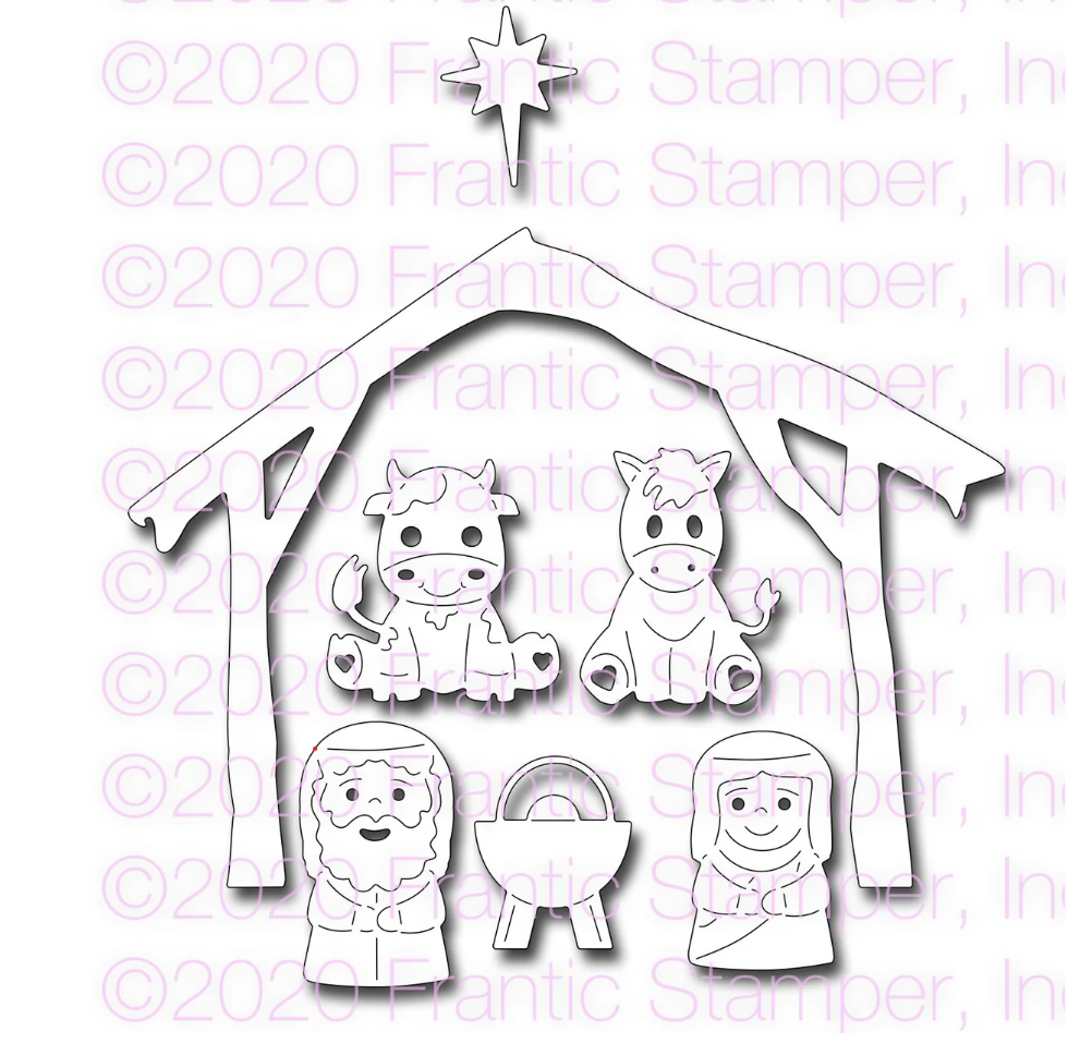 Sweet Nativity - Die Set