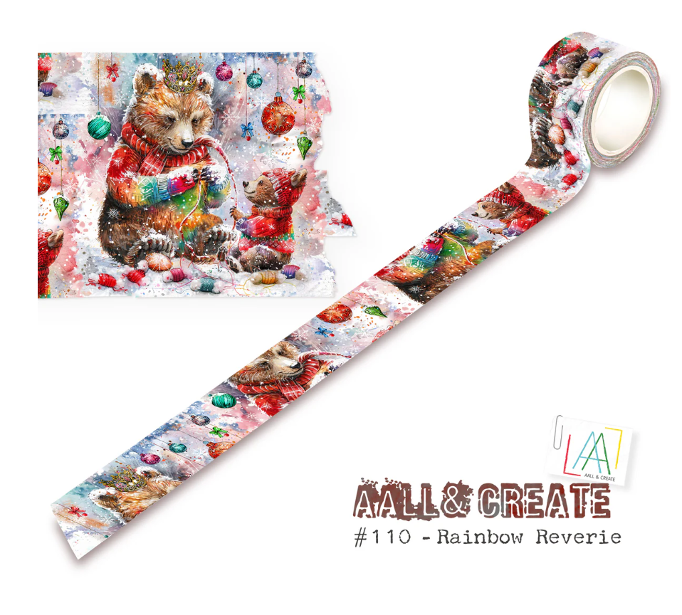 Rainbow Reverie - #110 - Layering Washi Tape