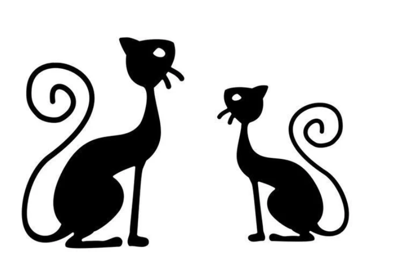 Art Deco Felix and Friend - Die Set