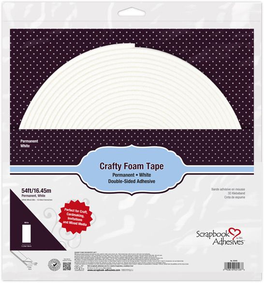 White - 54ft - Crafty Foam Tape
