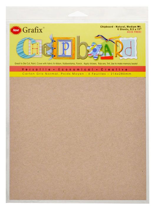 8.5x11 - Natural Chipboard