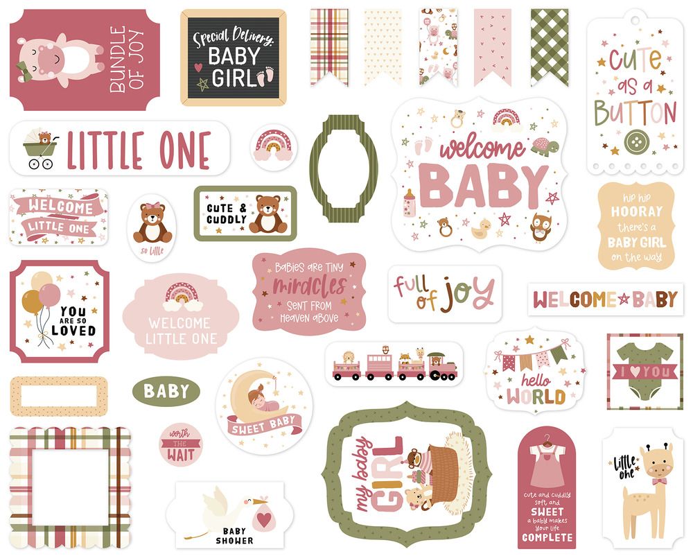 Ephemera - Special Delivery Baby Girl Collection