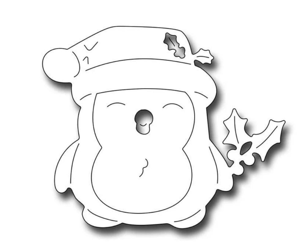 Sweet Holly Penguin - Die Set