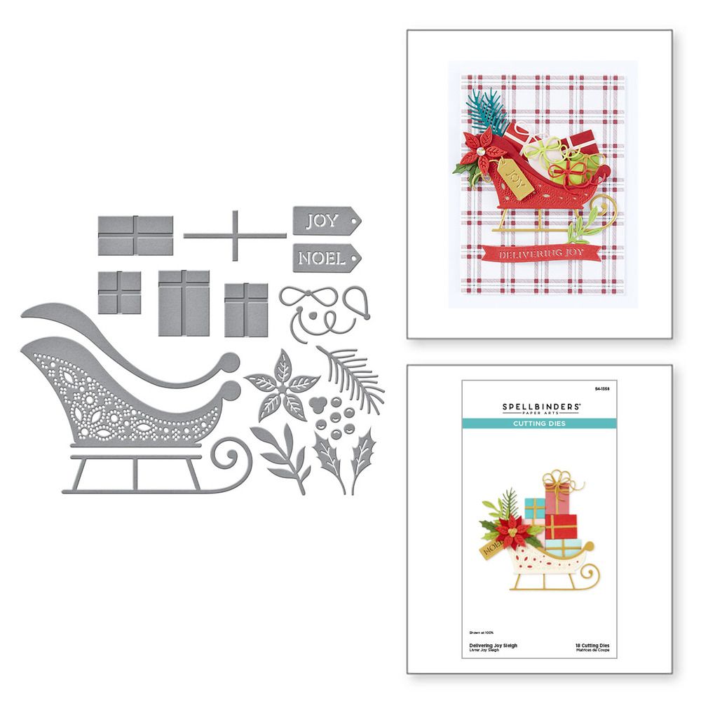 Delivering Joy Sleigh - Die Set