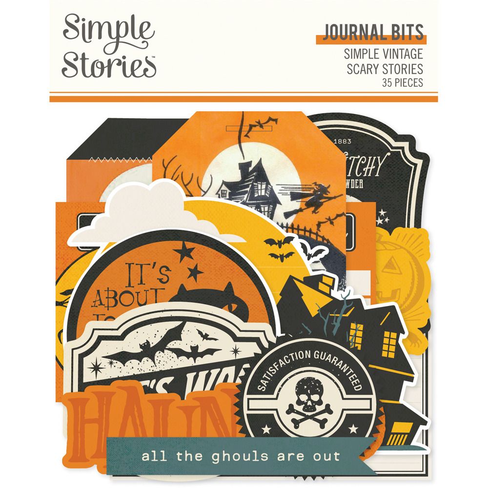 Journal Bits &amp; Pieces - Simple Vintage Scary Stories Collection