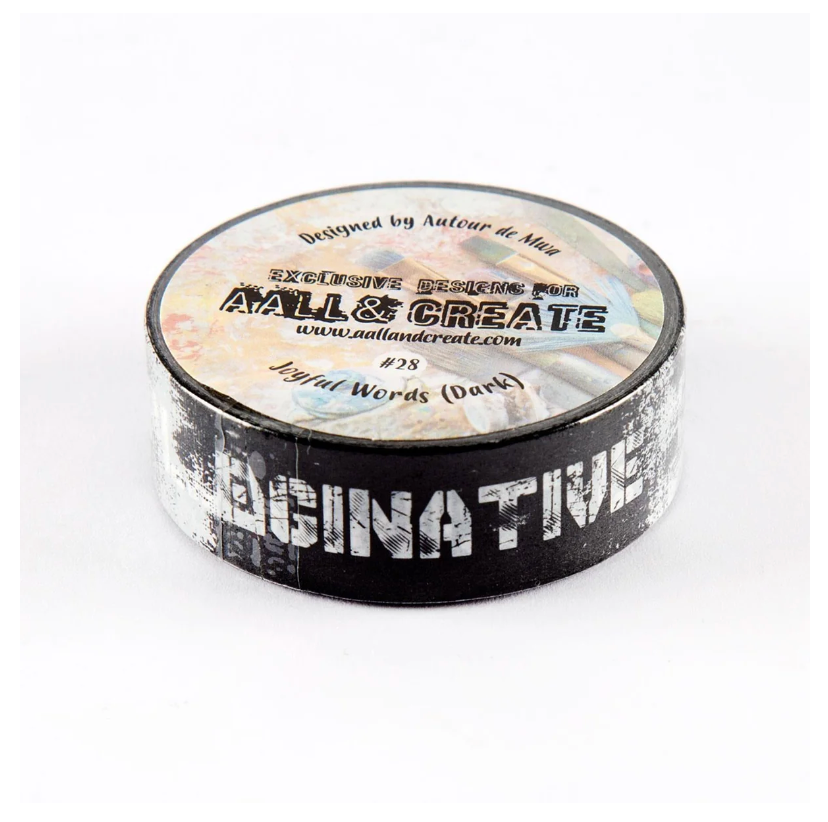 Joyful Words (Dark) - #28 - Washi Tape