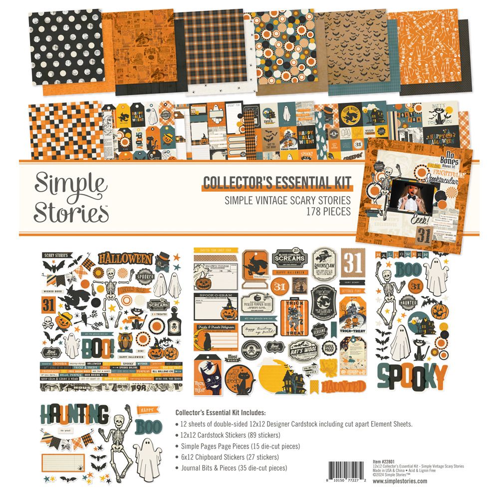 Collector&#39;s Essentials Kit - Simple Vintage Scary Stories Collection