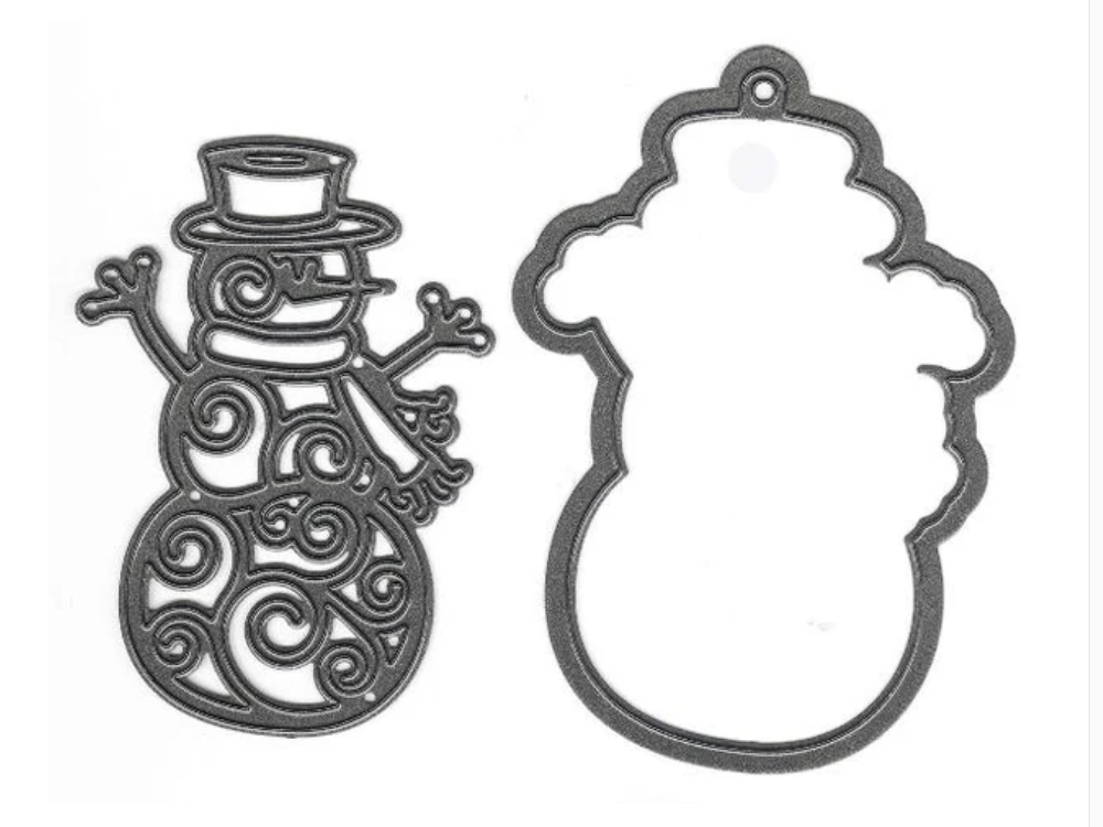Filigree Snowman - Die Set