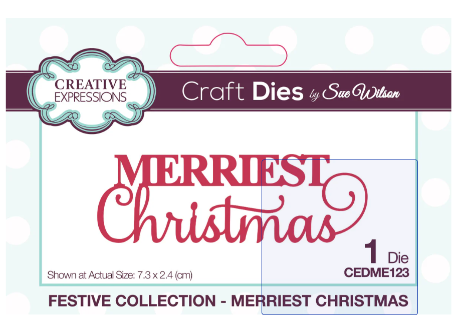 Merriest Christmas - Festive Collection - Die