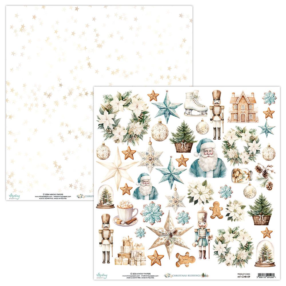 12x12 Double-sided Paper - 09 - Christmas Blessings Collection