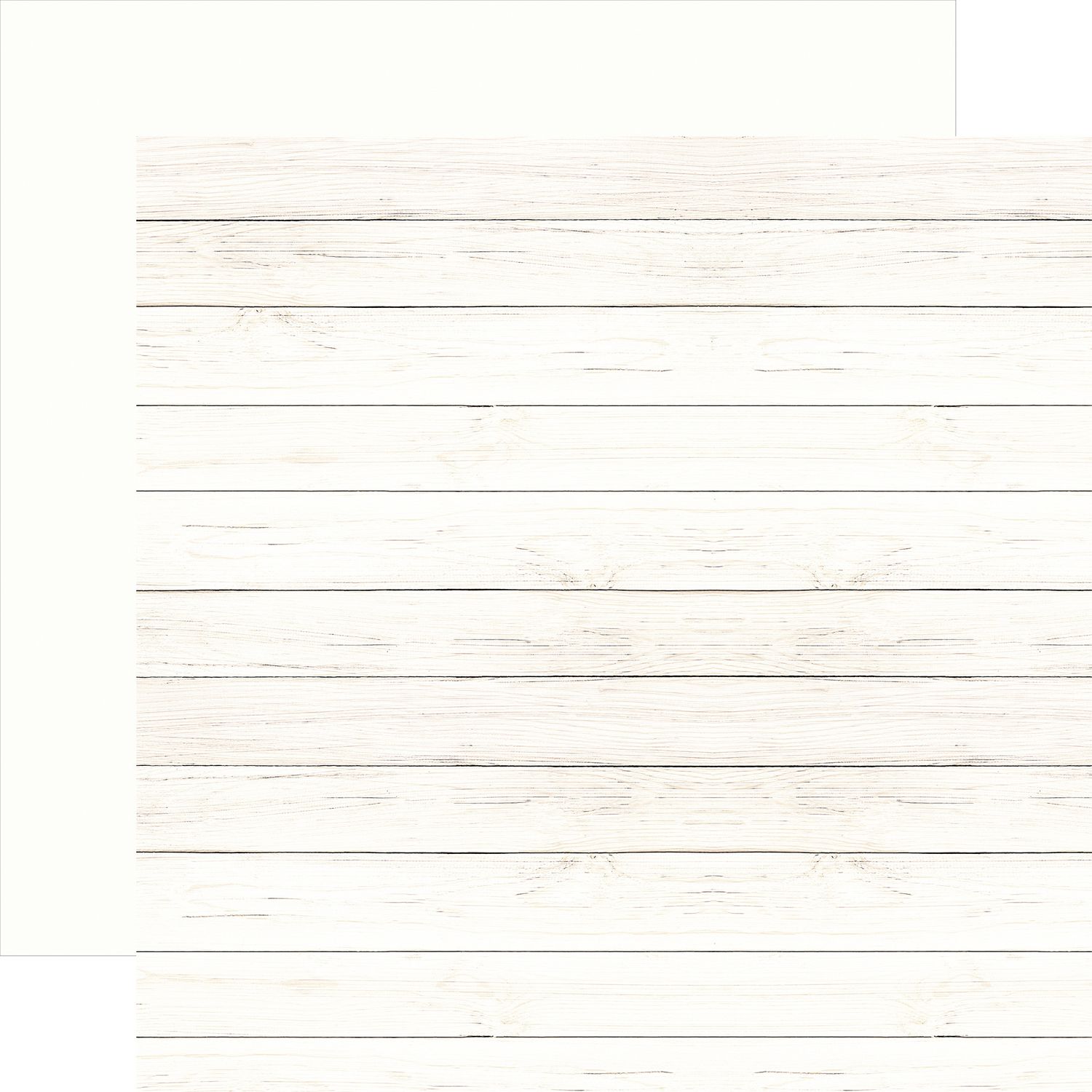 12x12 Double-sided Paper - Ivory - Cool Wood Grains Collection