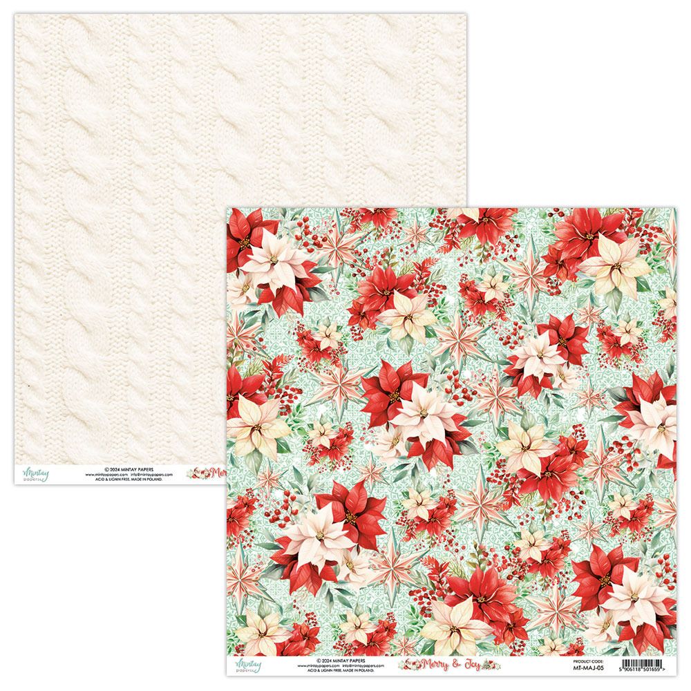12x12 Double-sided Paper - 05 - Merry &amp; Joy Collection