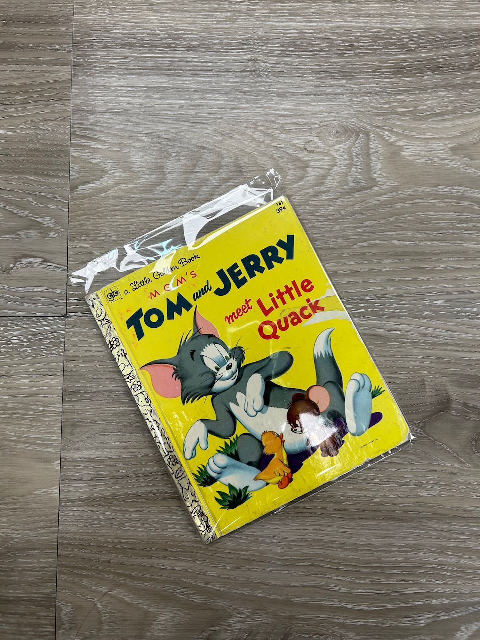 MGM&#39;s Tom and Jerry Meet Little Quack - Vintage Little Golden Book