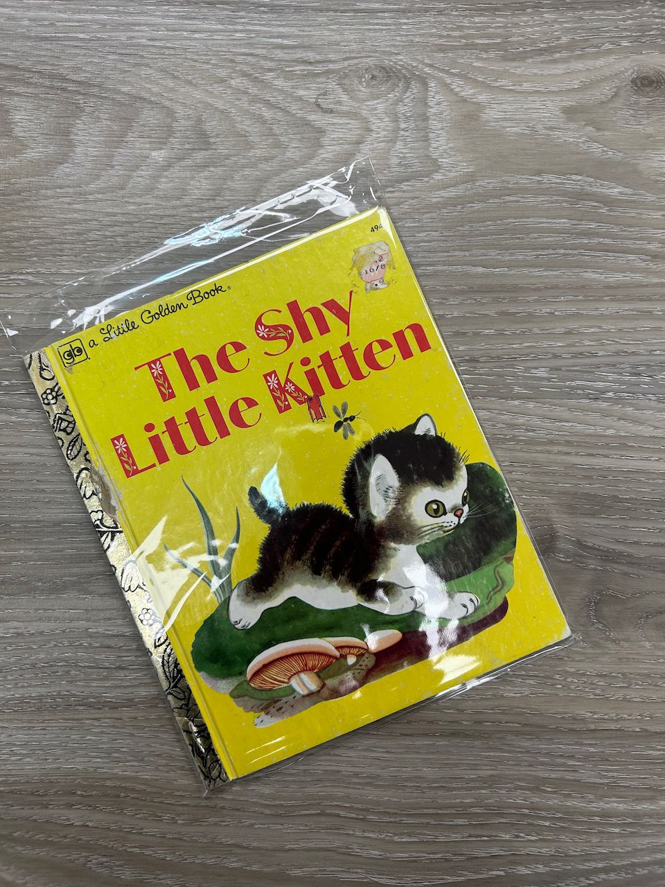 The Shy Little Kitten - Vintage Little Golden Book