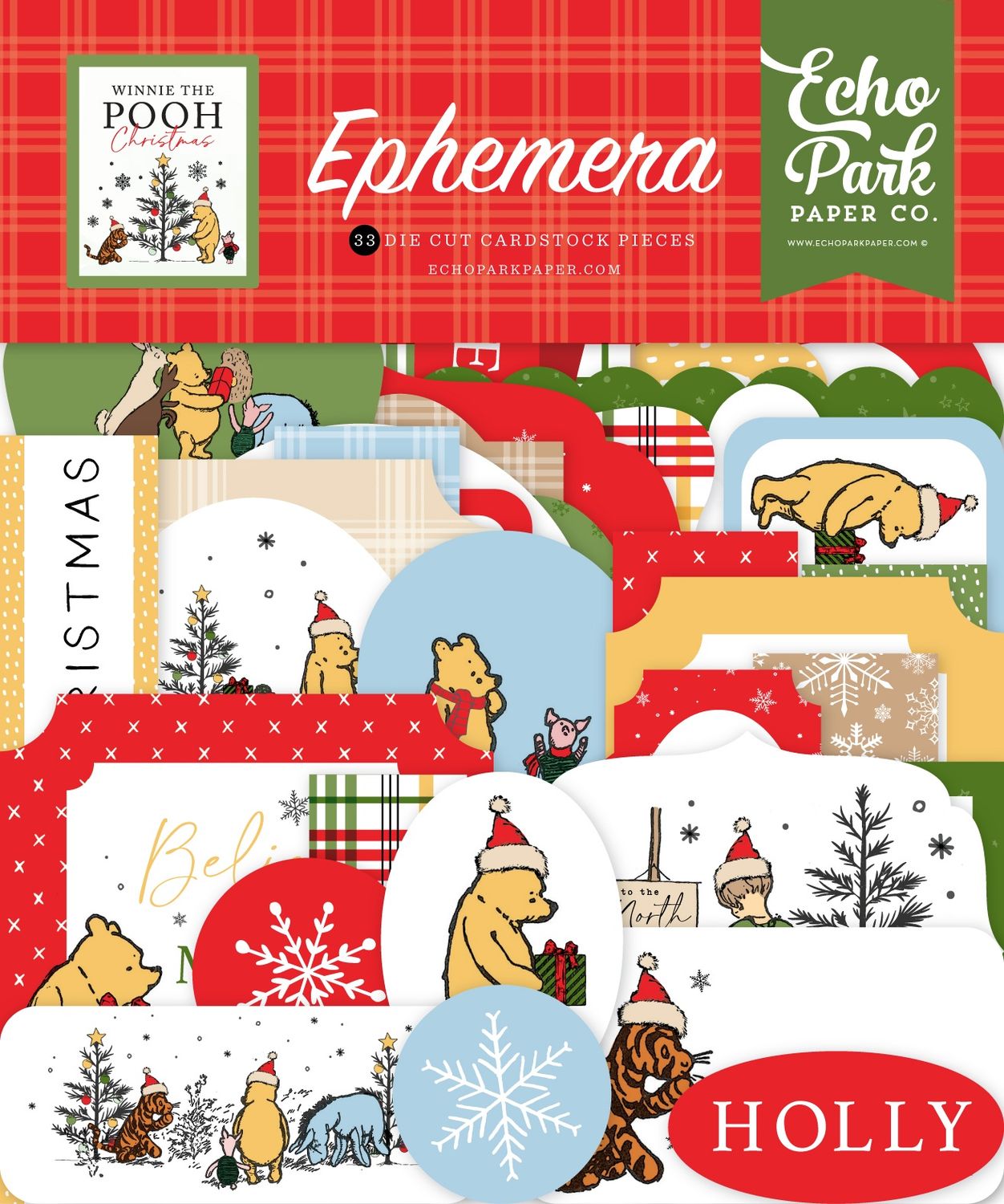 Ephemera - Winnie the Pooh Christmas Collection