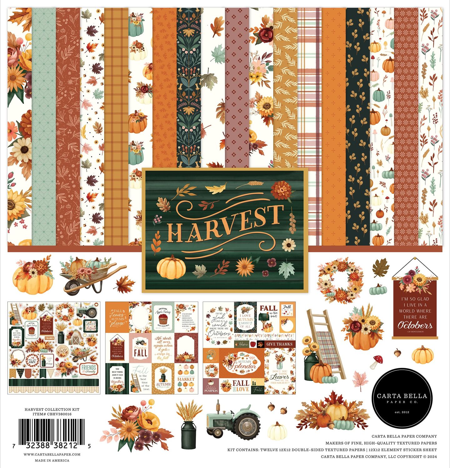 12x12 Collection Kit - Harvest Collection