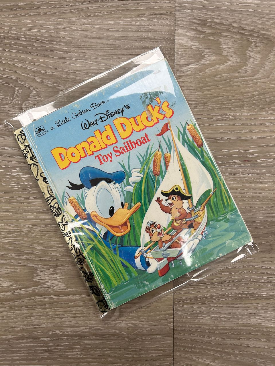 Walt Disney&#39;s Donald Duck&#39;s Toy Sailboat - Vintage Little Golden Book