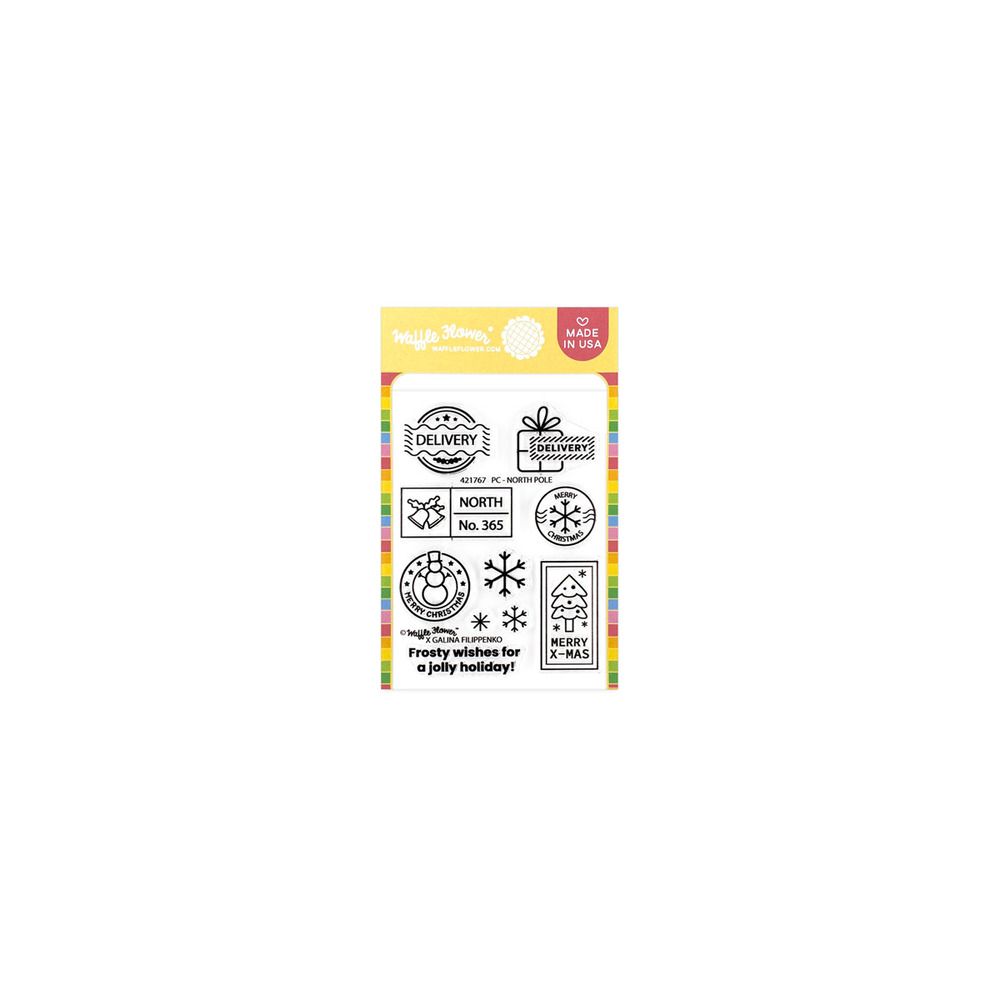 Postage Collage North Pole - Stamp Set