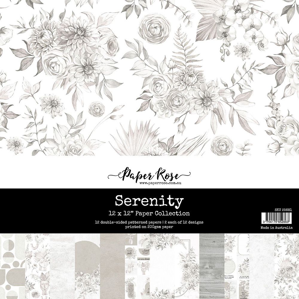 12x12 Paper Collection - Serenity Collection