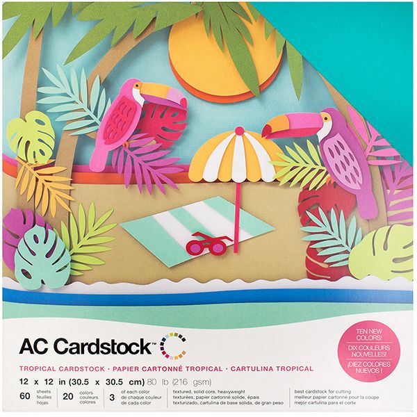 Tropical - 12x12 Cardstock Variety Pack